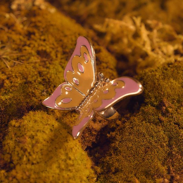 ANILLO BUTTERFLY AMARILLO