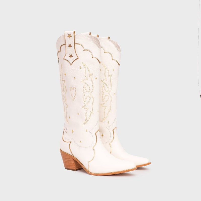 BOTA LUCKY SPARKLES HUESO - Image 3