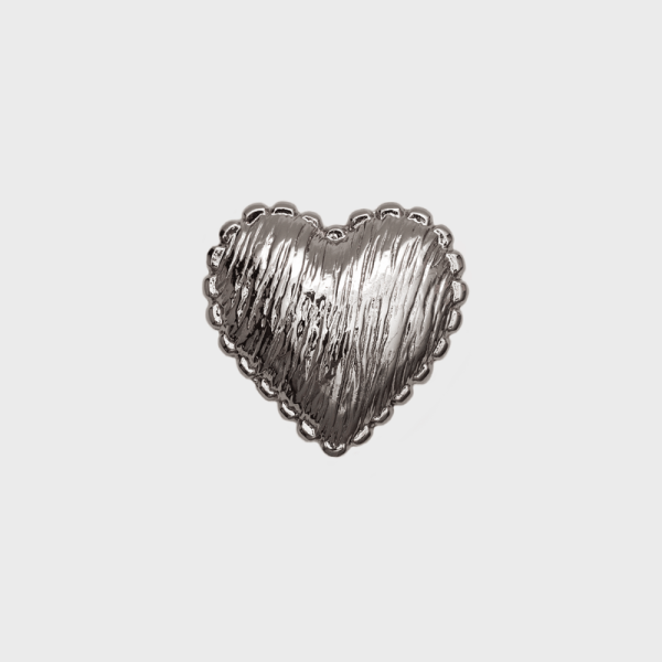 HEBILLA | CORAZÓN CATHERINE PLATEADO