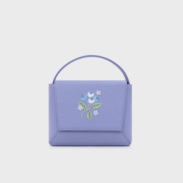 FLAP HANDBAG BLUEBERRY SUNDAE LAVANDA