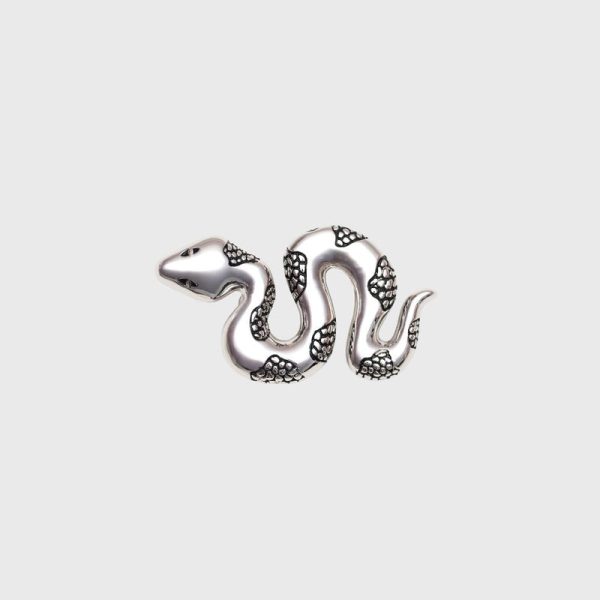 HEBILLA | SERPIENTE PLATEADO