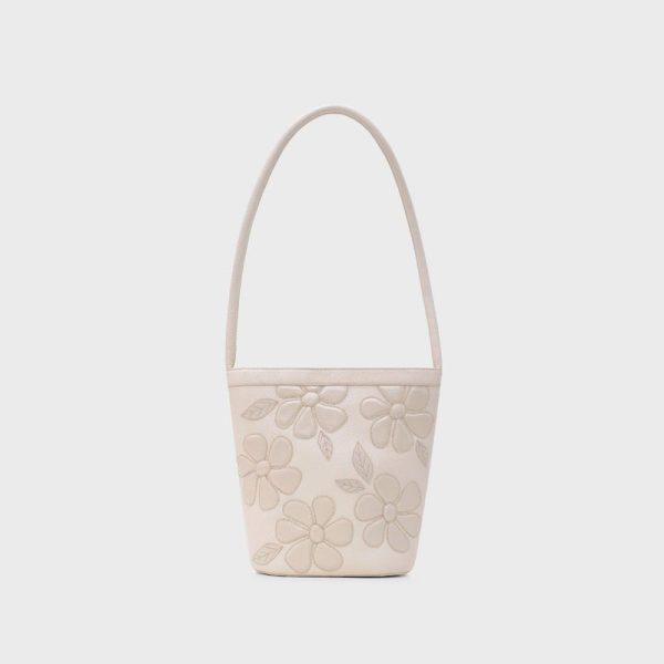JANIA BUCKET BAG HUESO