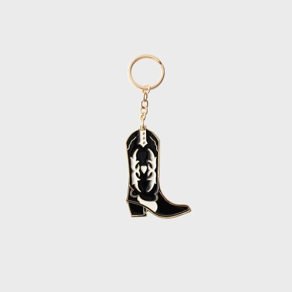KEYCHAIN LUCKY HEARTS NEGRO