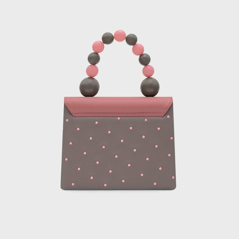 MONA BEADED LUNCH BAG GRIS - Image 7