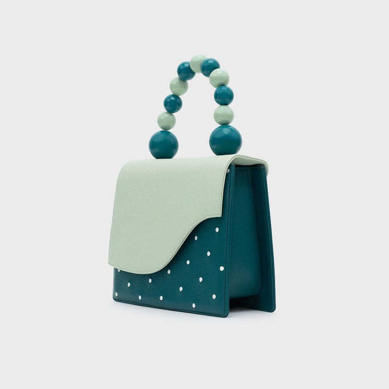 MONA BEADED LUNCH BAG VERDE - Image 6