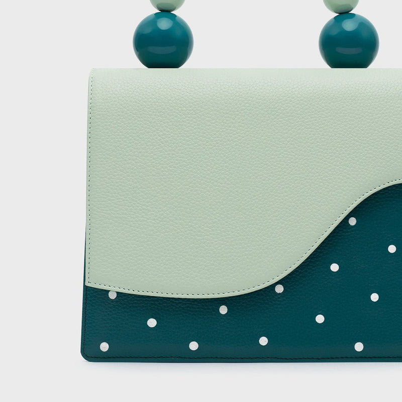 MONA BEADED LUNCH BAG VERDE - Image 3