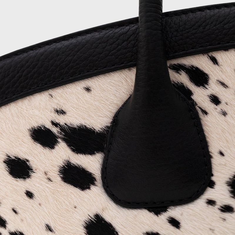 SASKIA TRAPEZE BAG HUESO NEGRO - Image 3