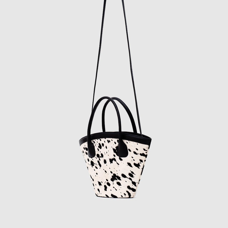 SASKIA TRAPEZE BAG HUESO NEGRO - Image 5