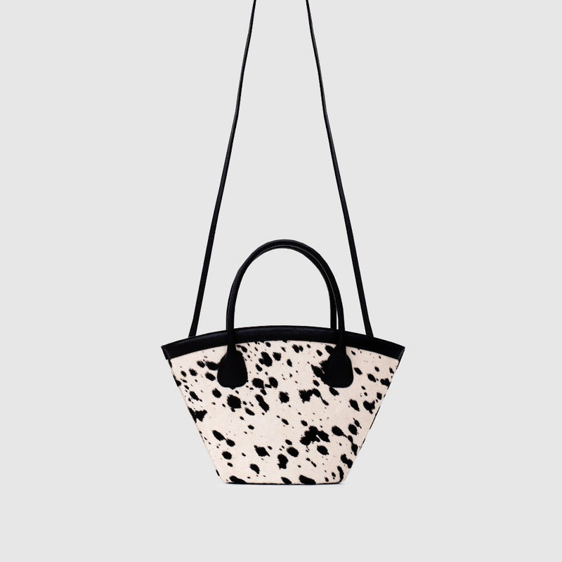 SASKIA TRAPEZE BAG HUESO NEGRO - Image 2
