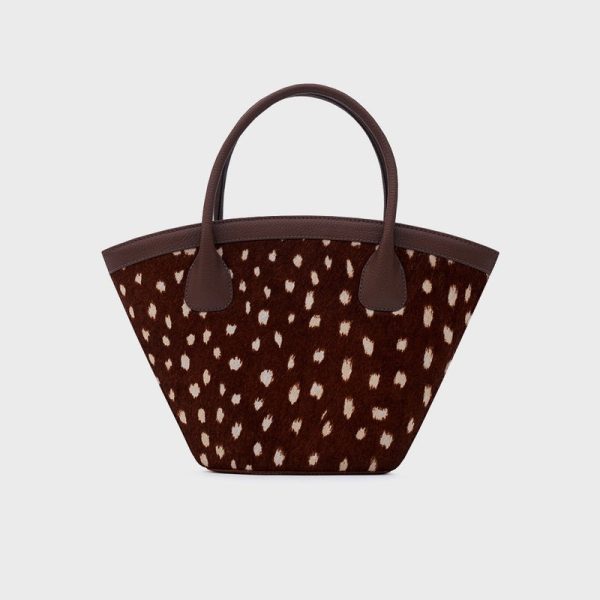 SASKIA TRAPEZE BAG MARRÓN