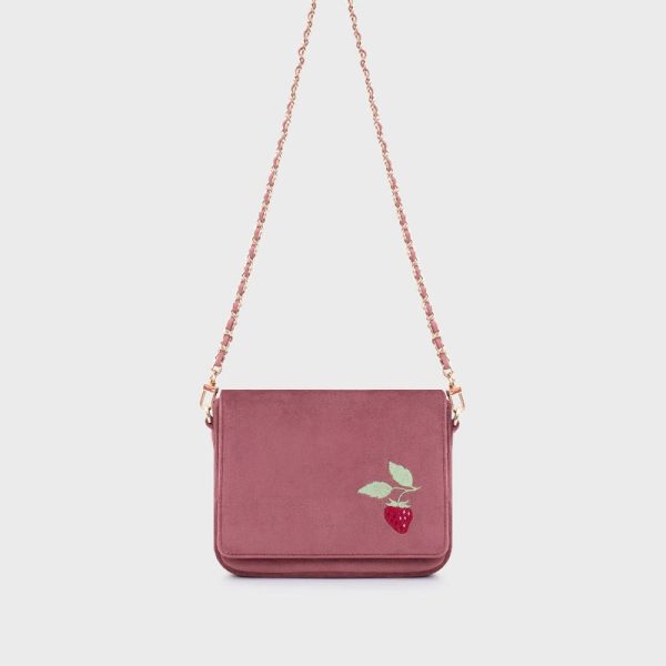SUNDAE STRAWBERRY MINI BAG ROSA OSCURO